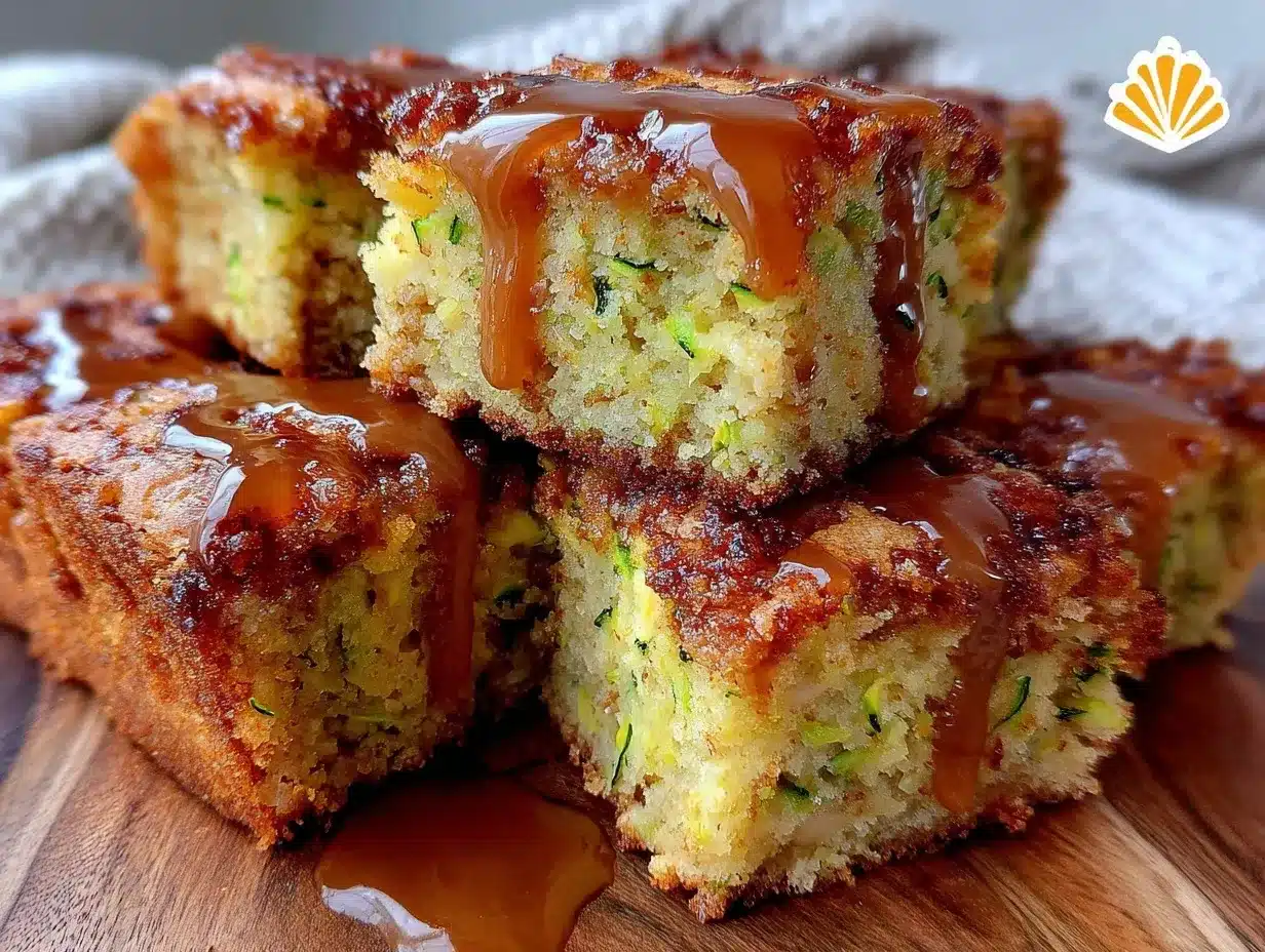 moist zucchini cookie bars preparation steps