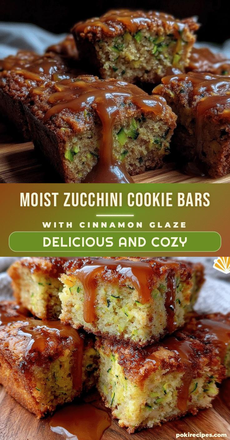 moist zucchini cookie bars recipe