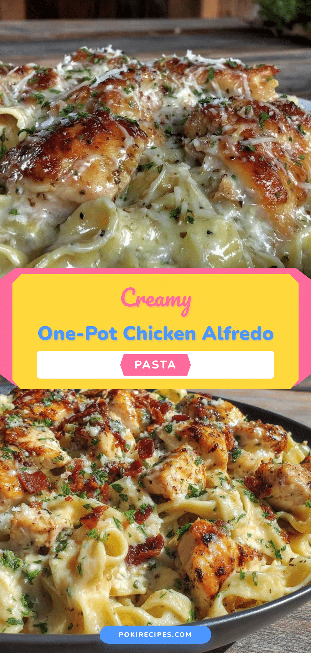 one-pot chicken alfredo pasta recipe