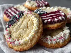 patriotic sugar cookies with royal icing - featured image