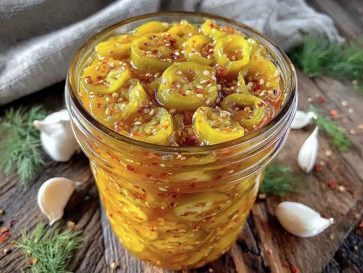 quick pickled banana peppers preparation steps