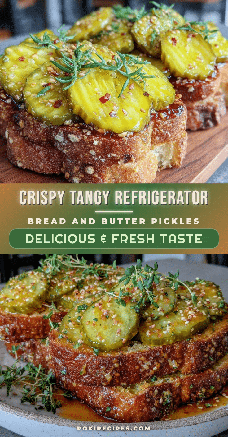 refrigerator bread and butter pickles recipe