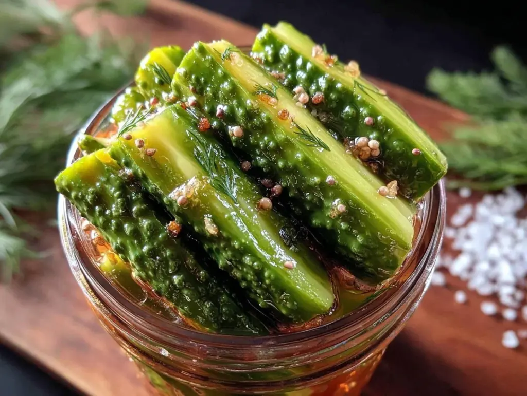 refrigerator dill pickles - featured image
