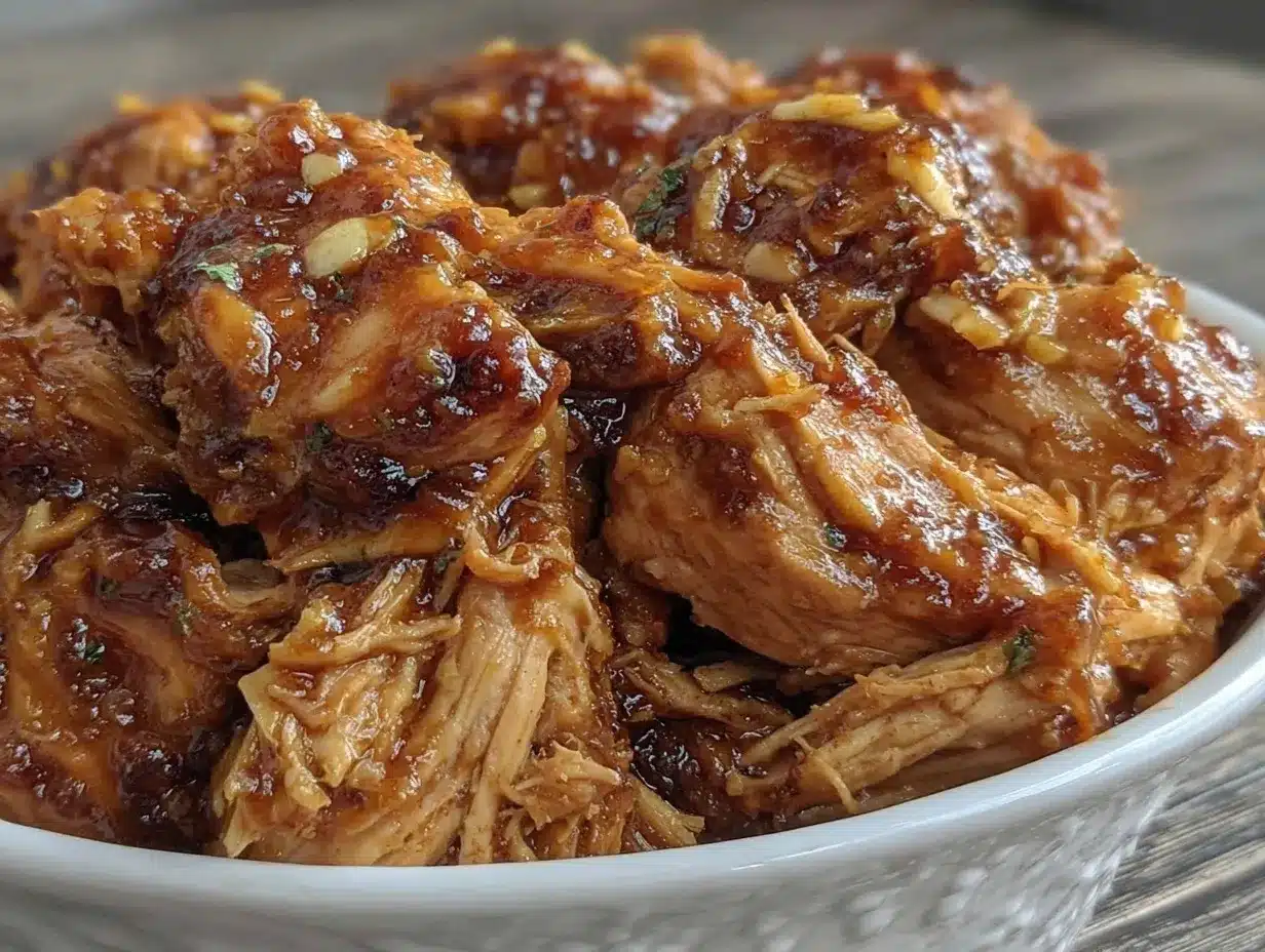 slow cooker honey garlic chicken preparation steps
