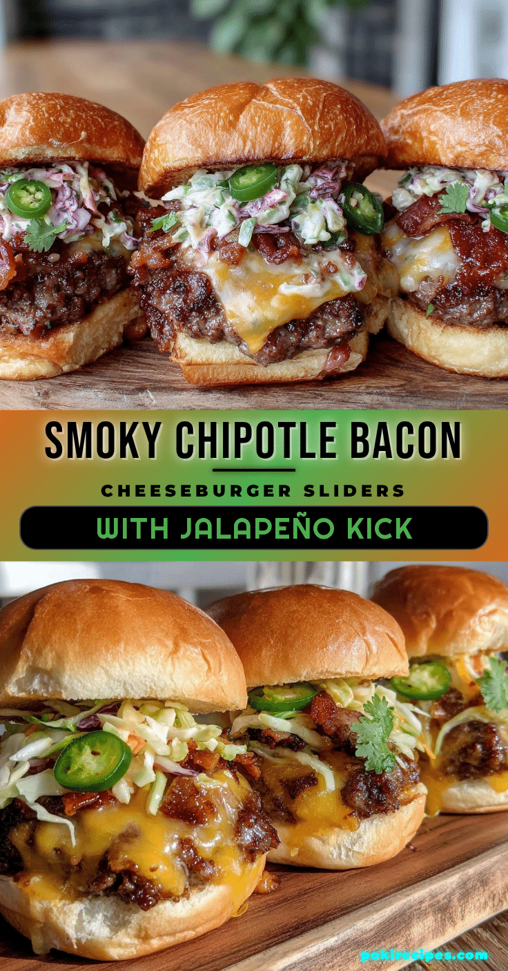 smoky chipotle bacon cheeseburger sliders recipe