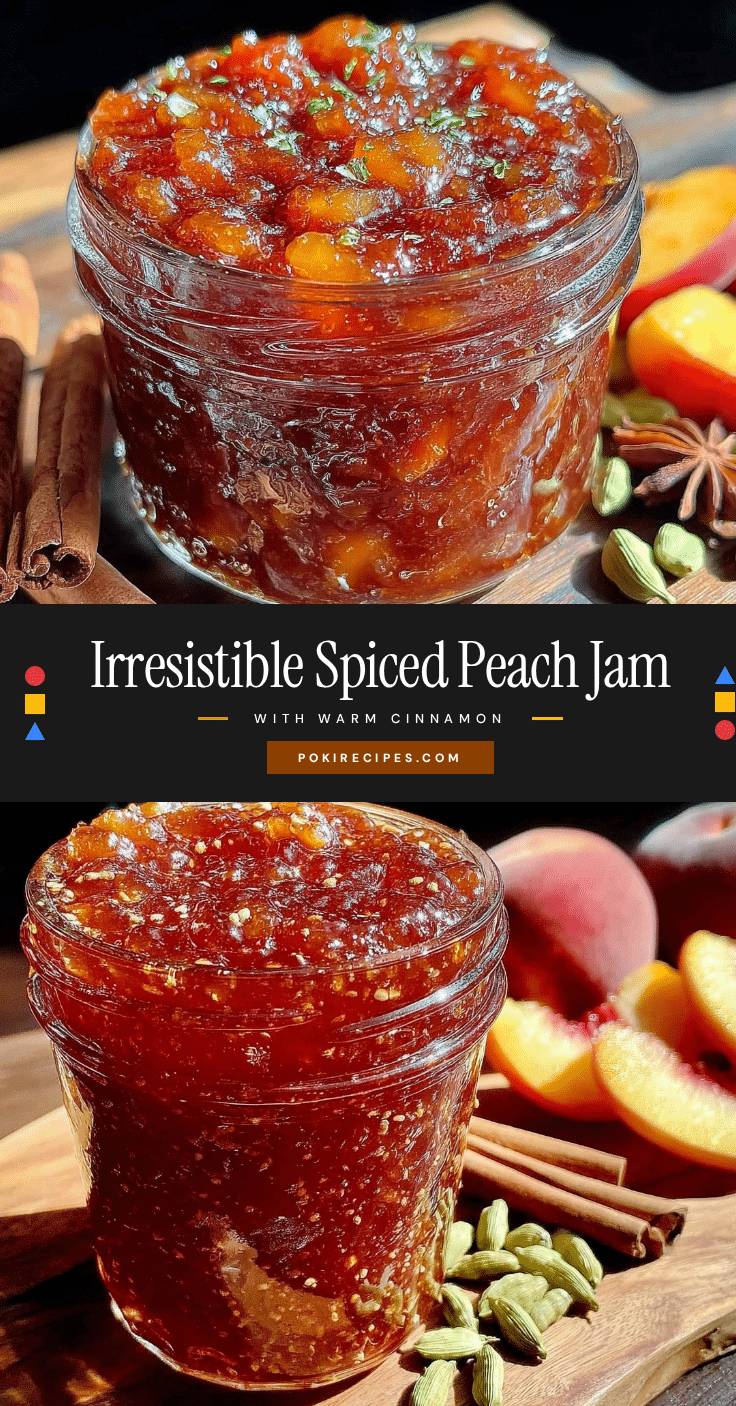 spiced peach jam recipe