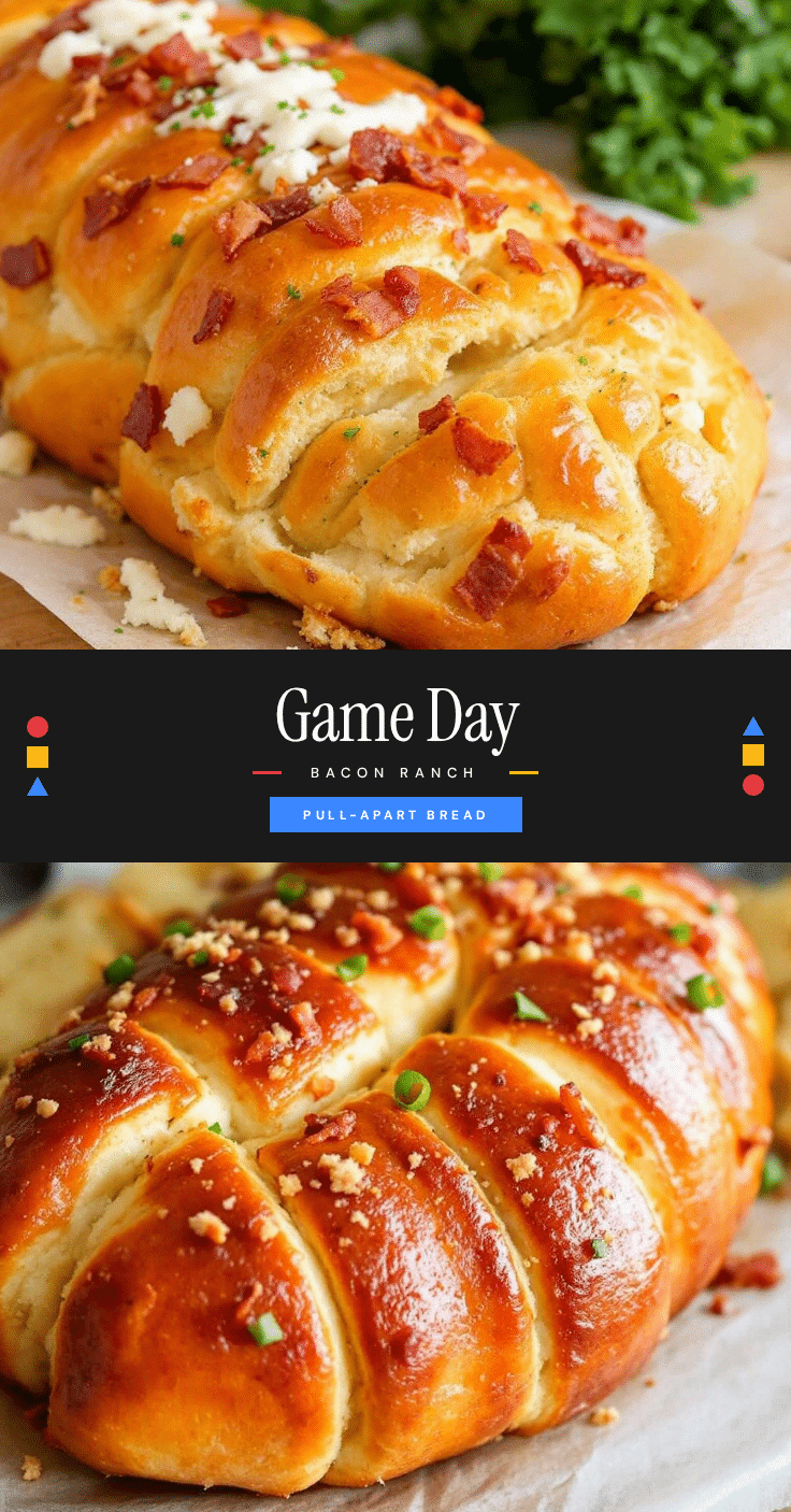 bacon ranch pull-apart bread recipe