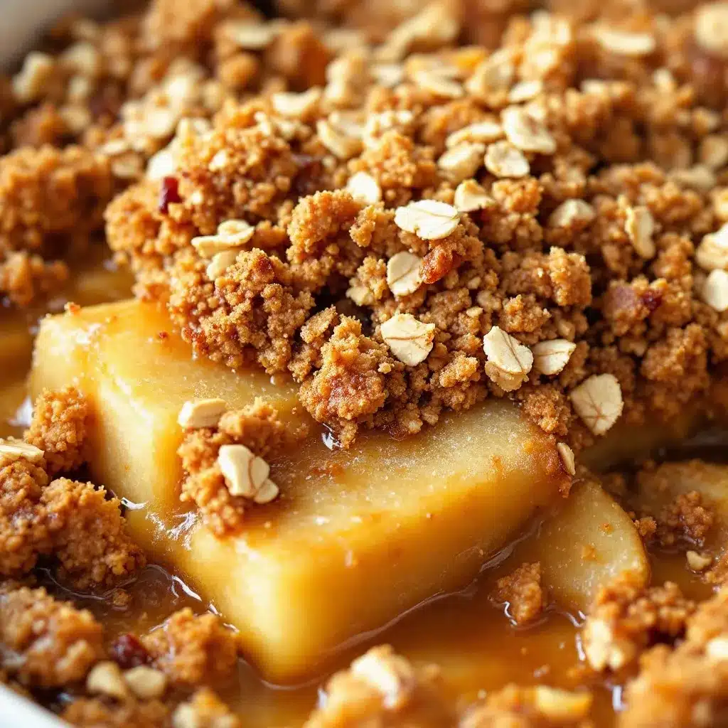 cozy apple crisp with oat streusel topping preparation steps