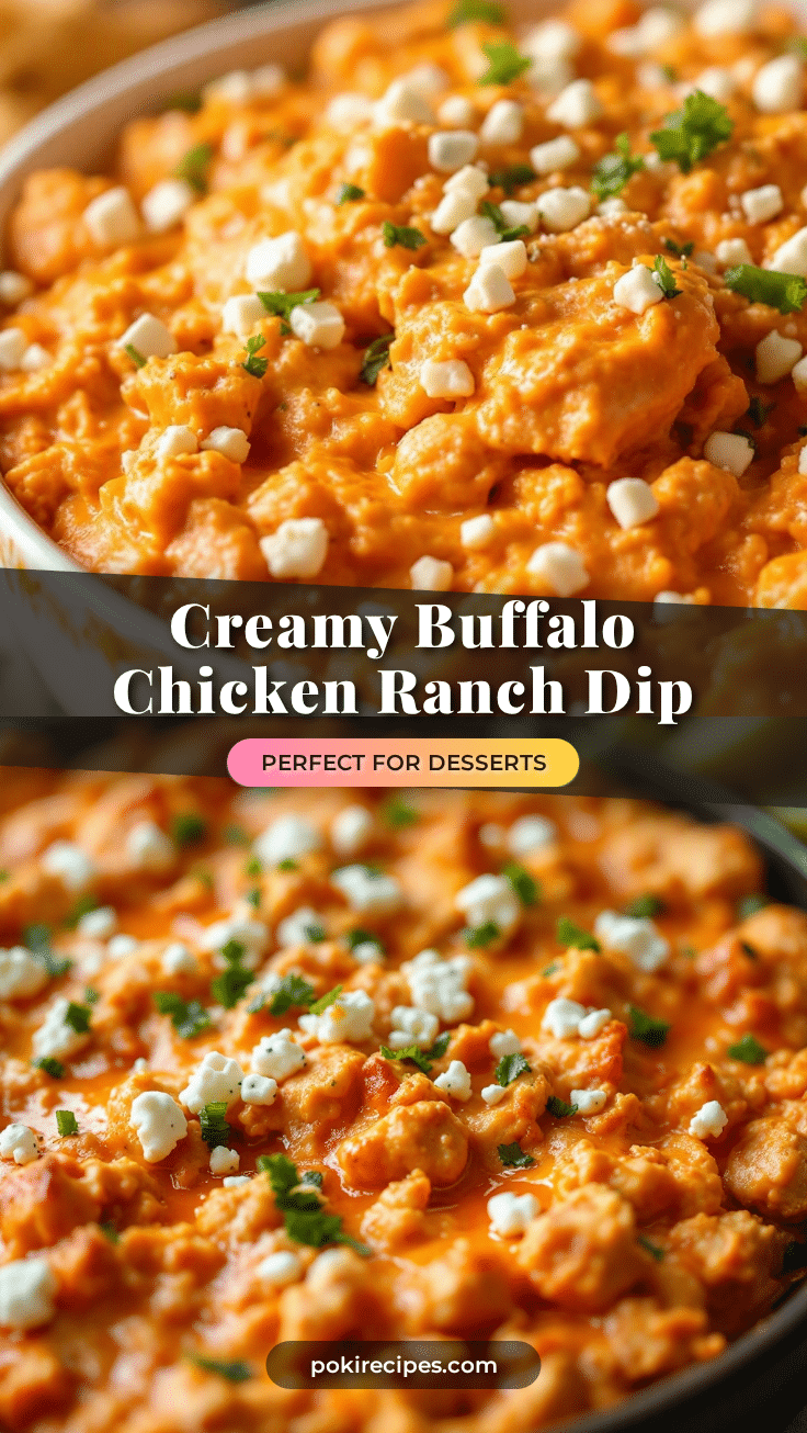 creamy buffalo chicken dip recipe