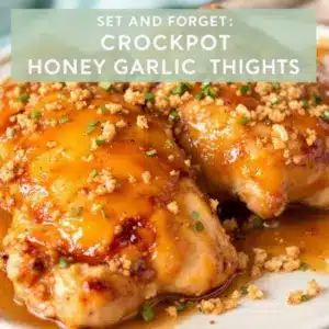 crockpot honey garlic chicken thighs - featured image