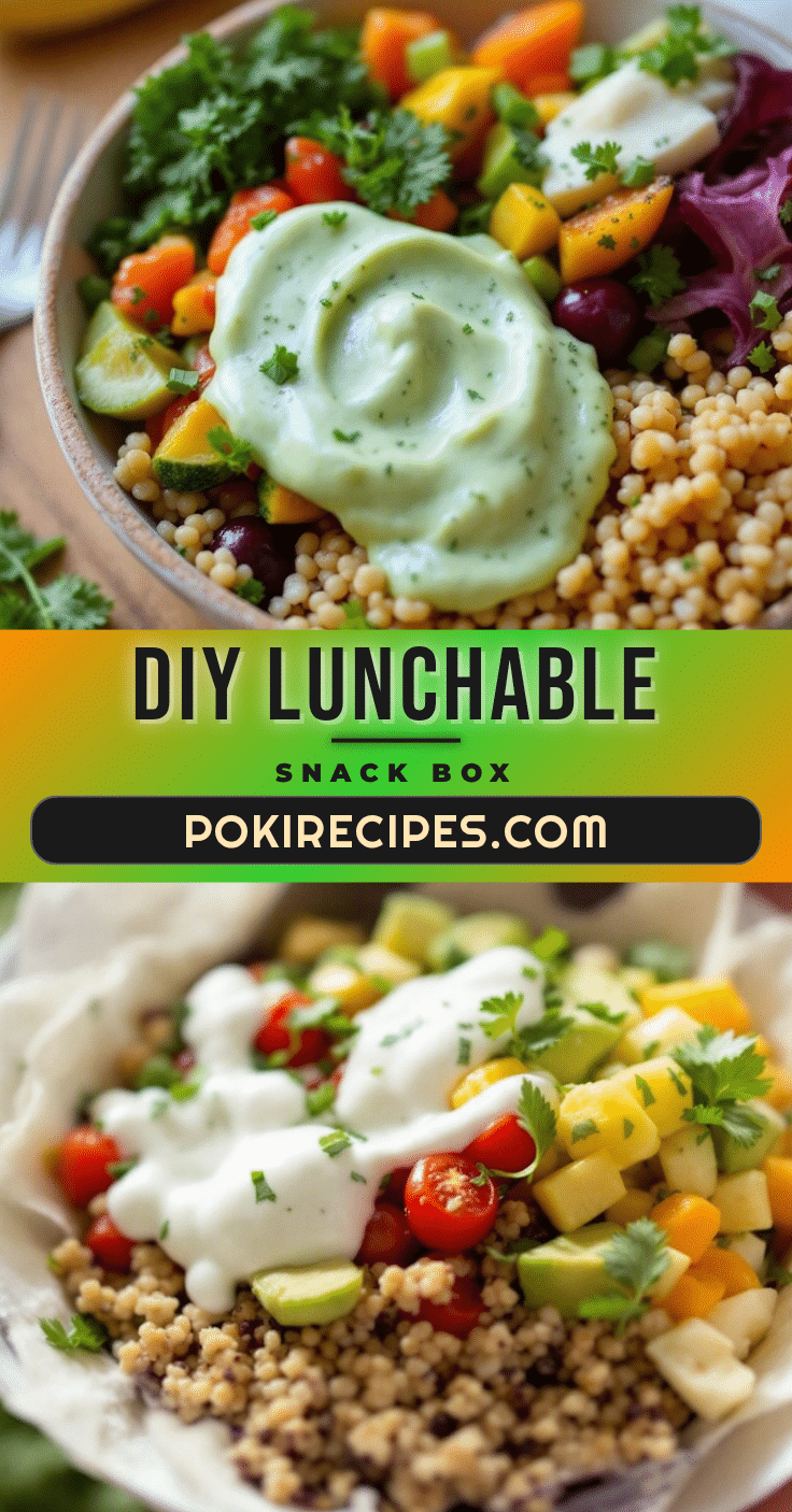 easy DIY Lunchable snack box for kids recipe
