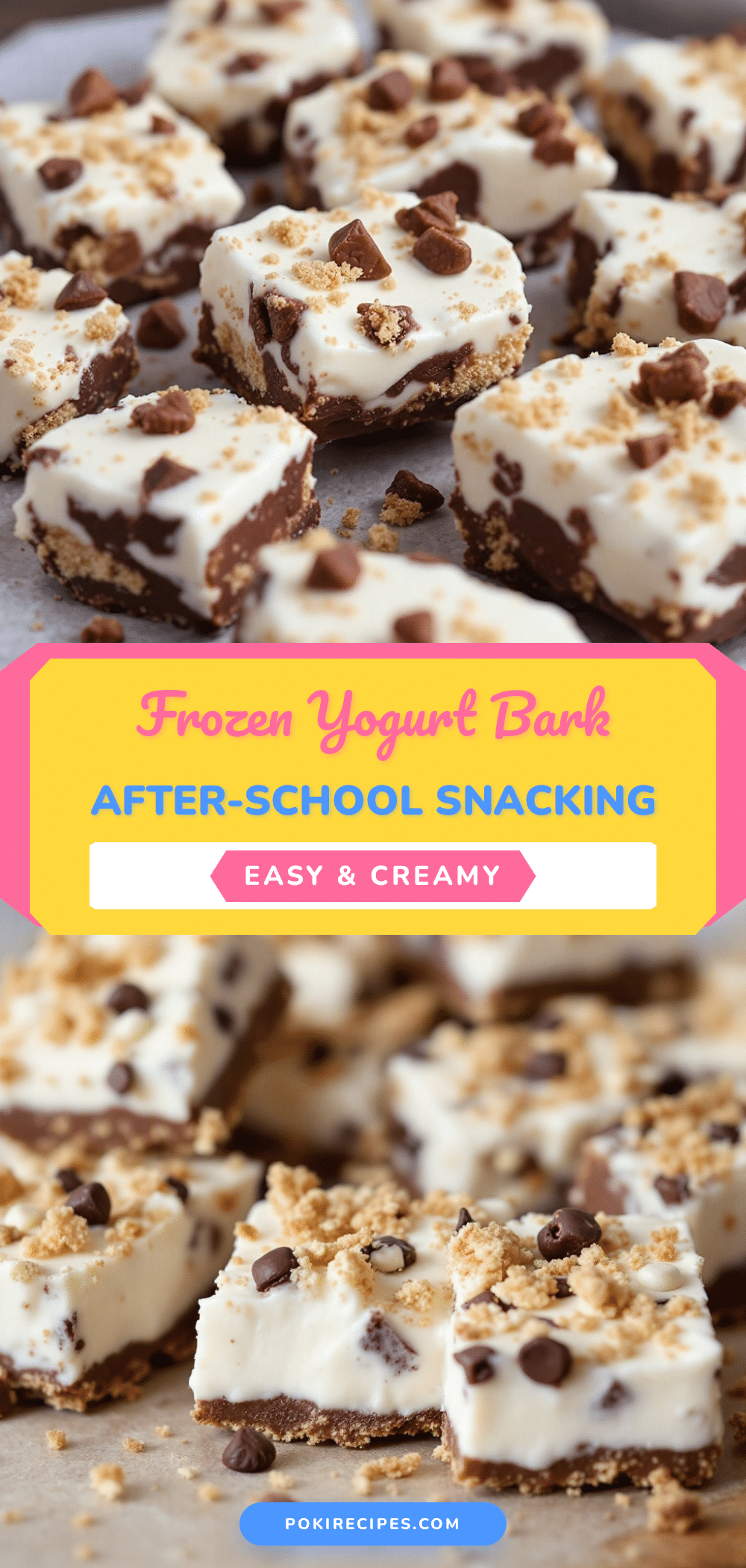 frozen yogurt bark bites recipe