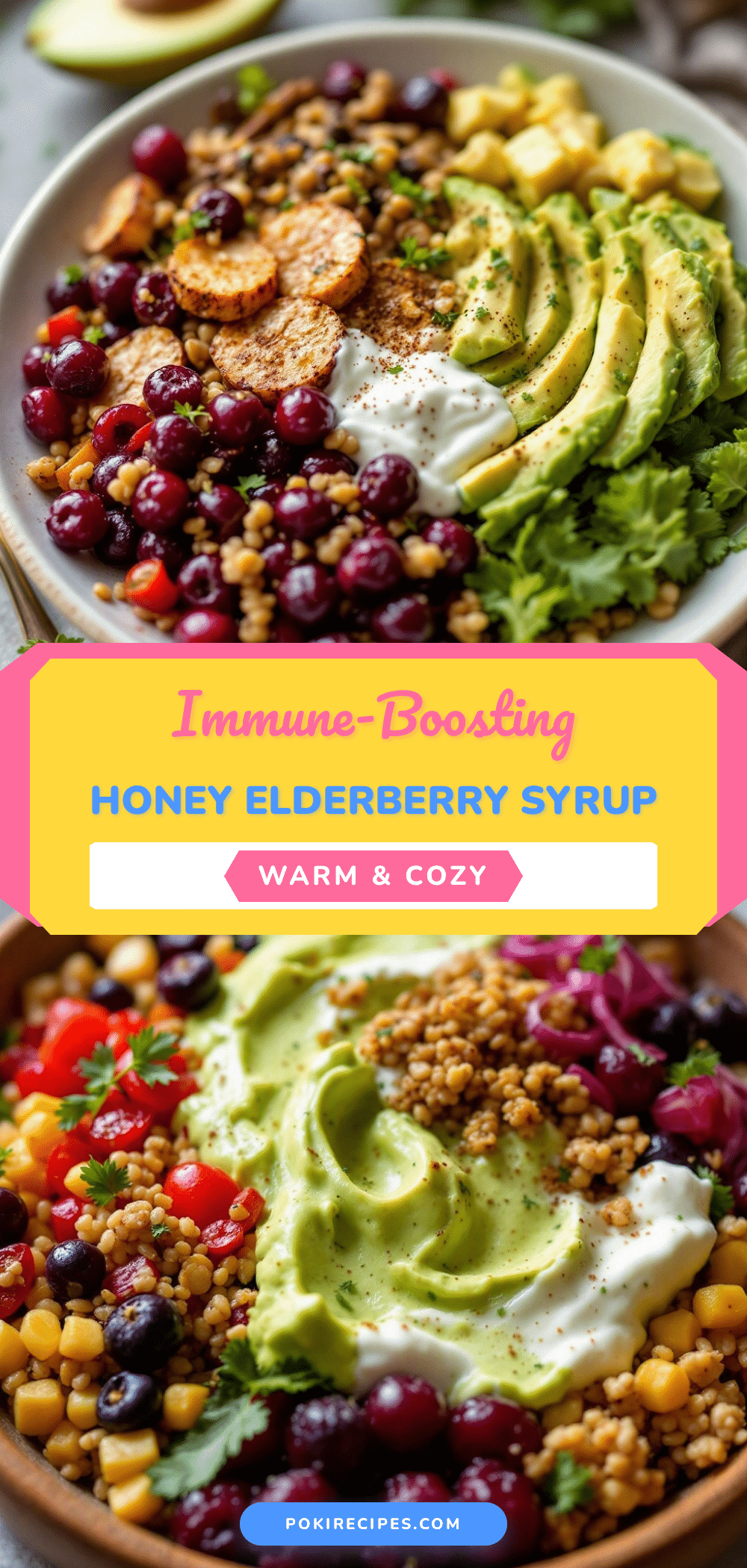 homemade honey elderberry syrup with cinnamon recipe