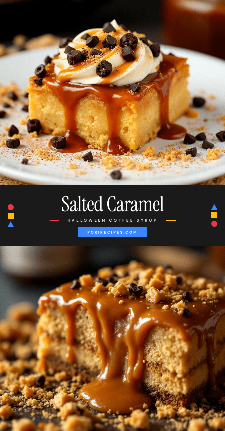 homemade salted caramel halloween coffee syrup recipe