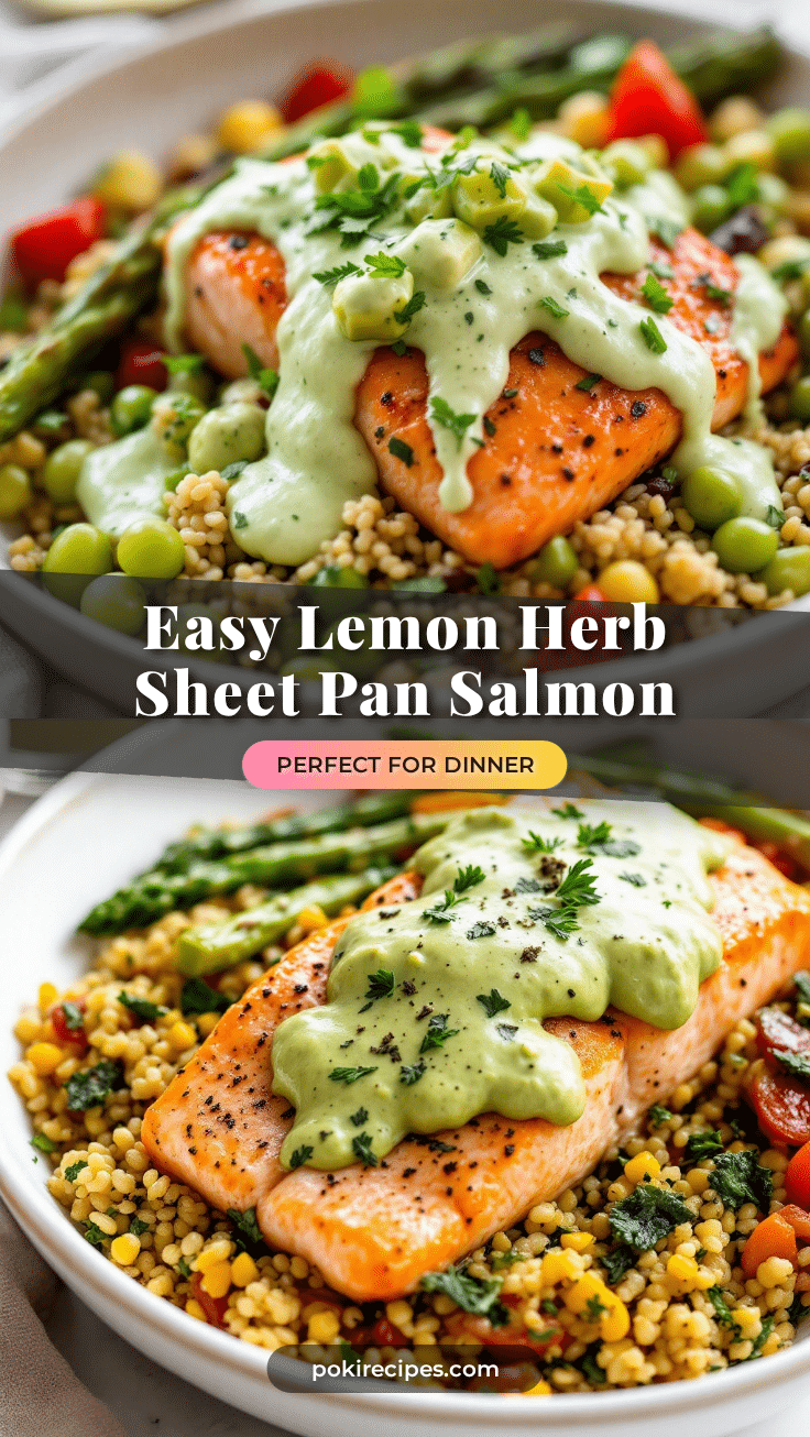lemon herb salmon with asparagus recipe