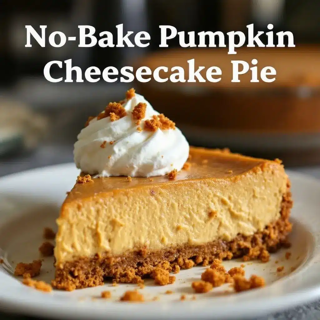 no-bake pumpkin cheesecake pie preparation steps
