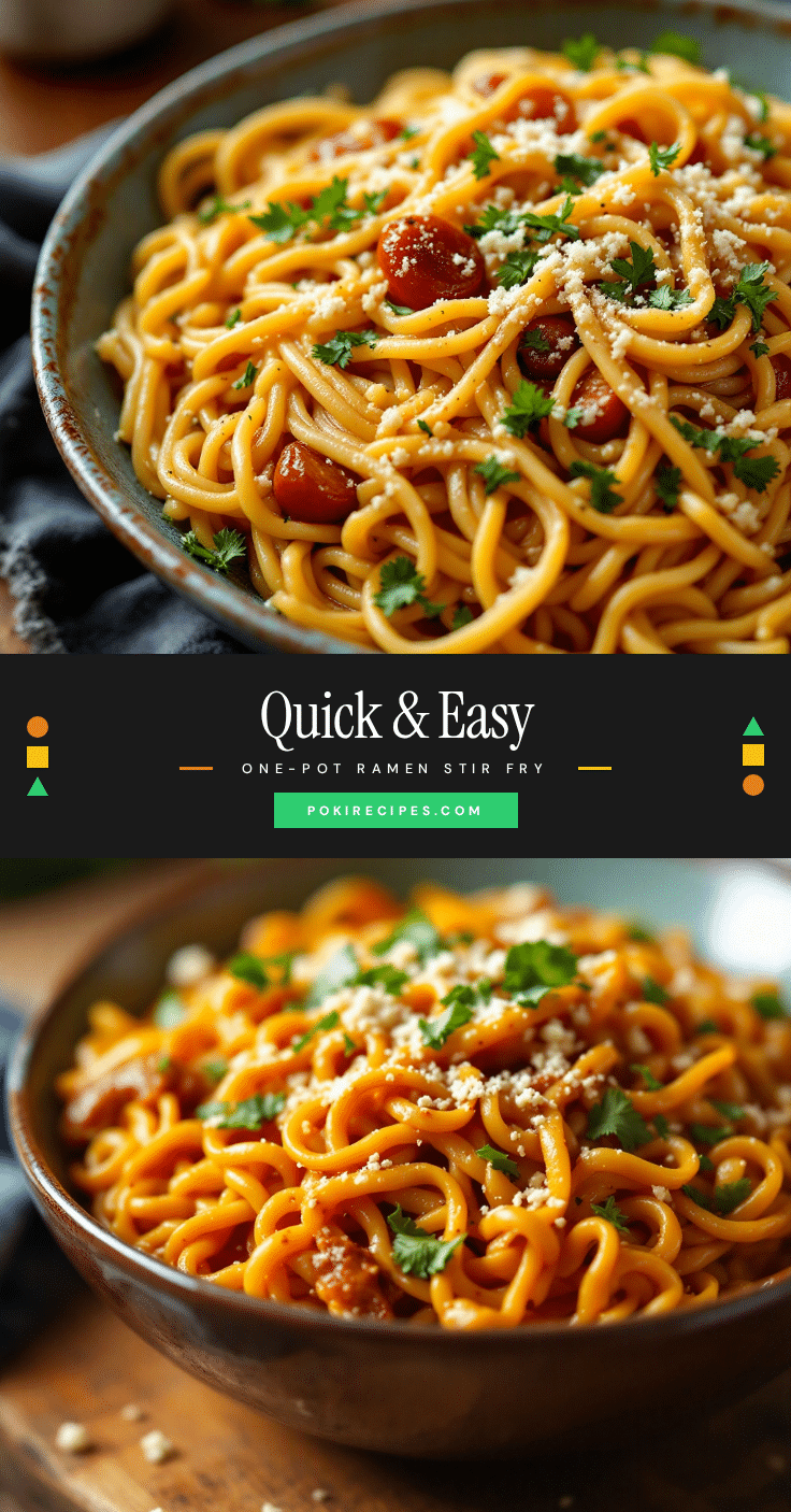 one-pot ramen noodle stir fry recipe