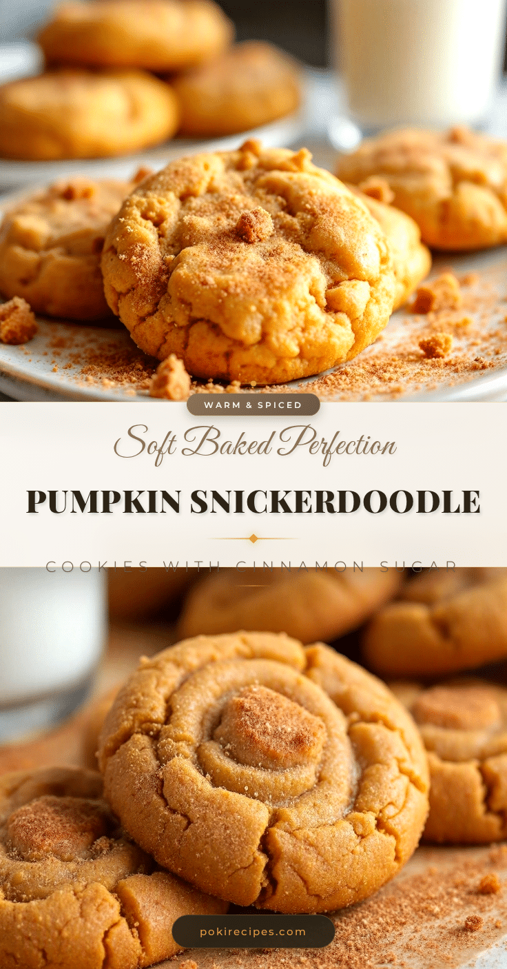 pumpkin snickerdoodle cookies recipe