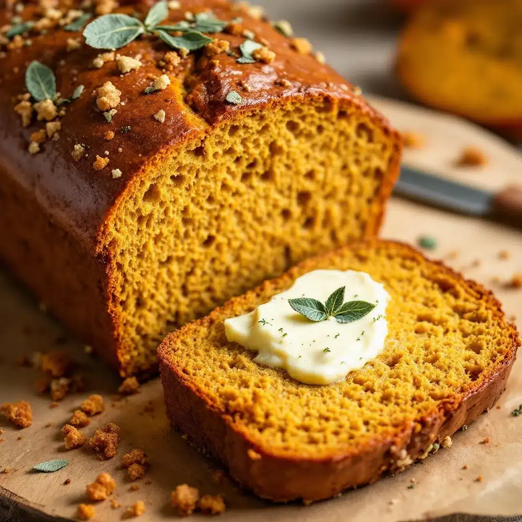 pumpkin sourdough bread - featured image