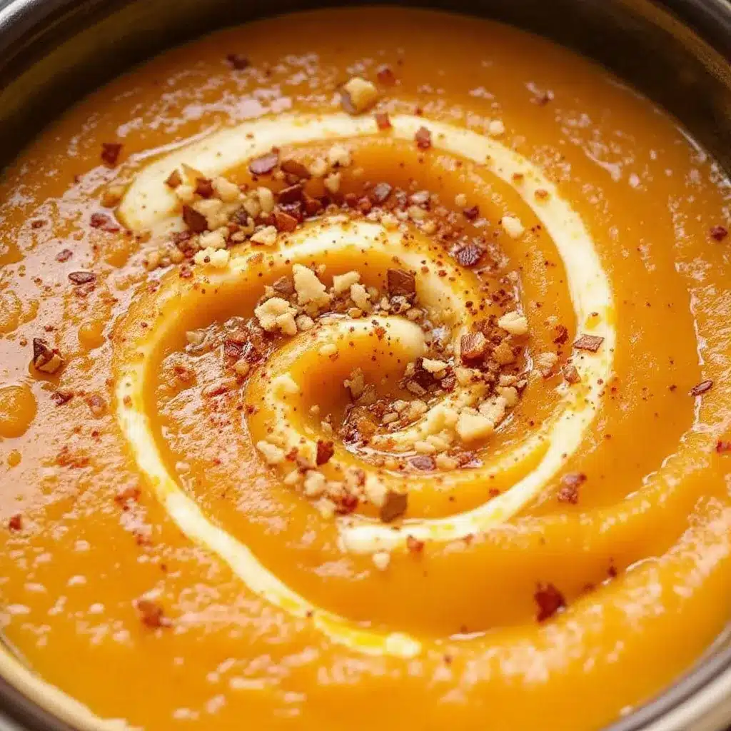 slow cooker butternut squash soup preparation steps