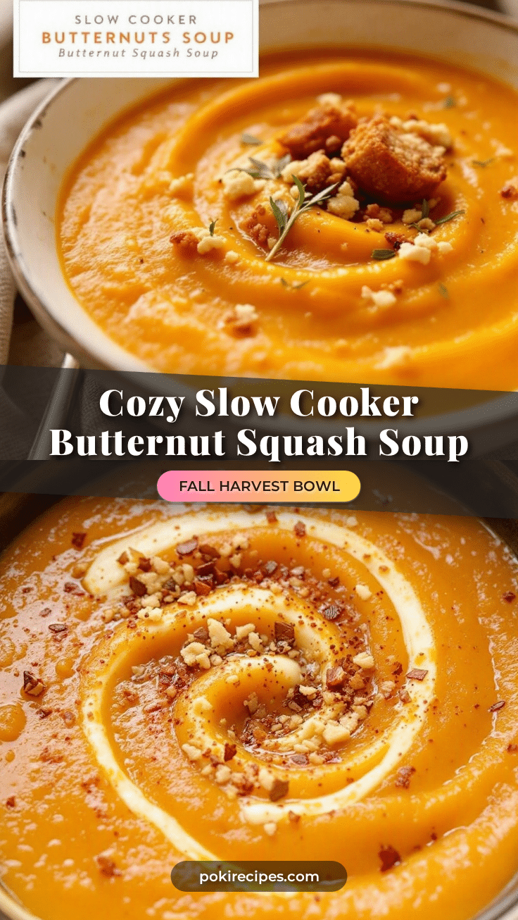 slow cooker butternut squash soup recipe