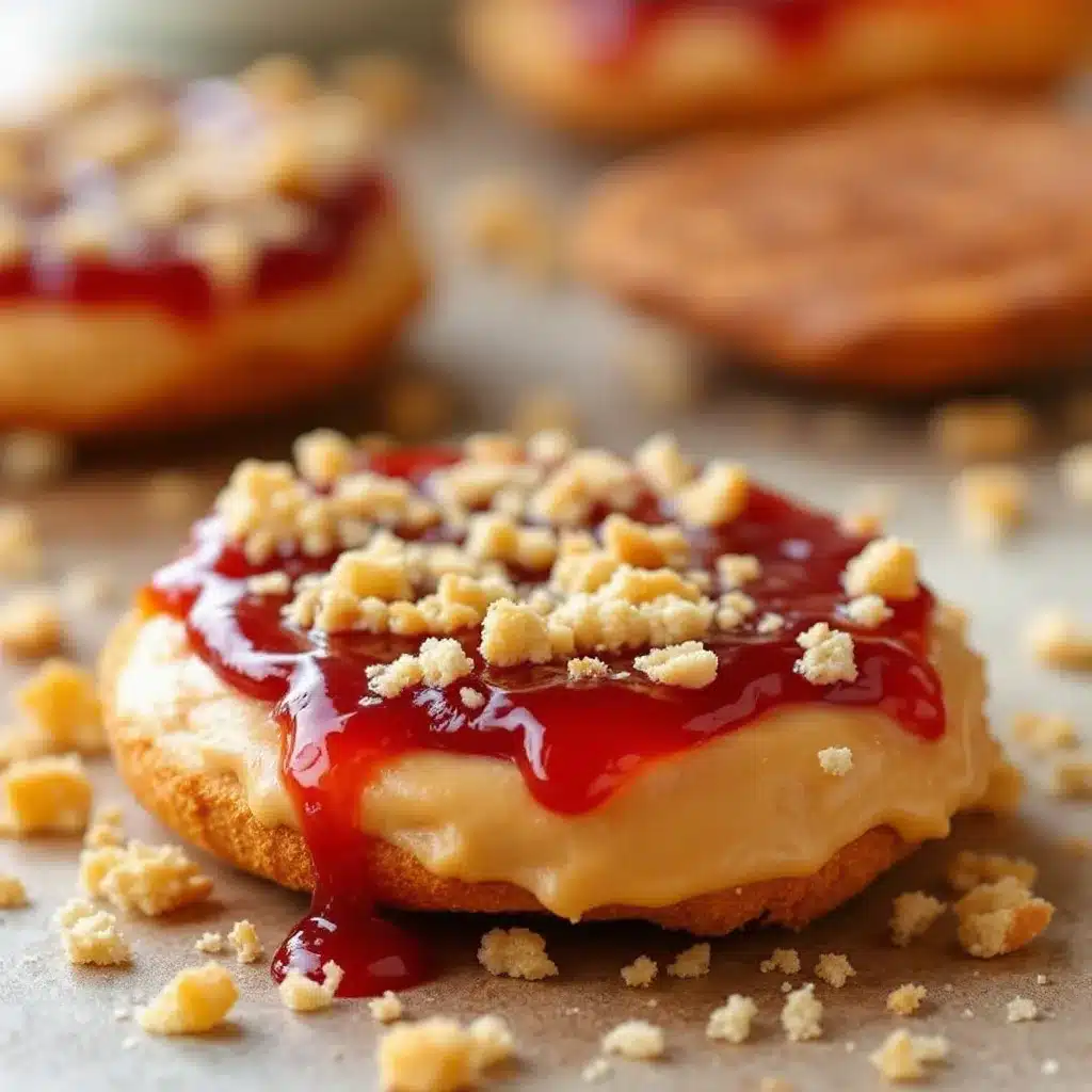 sunflower butter and jelly uncrustables preparation steps