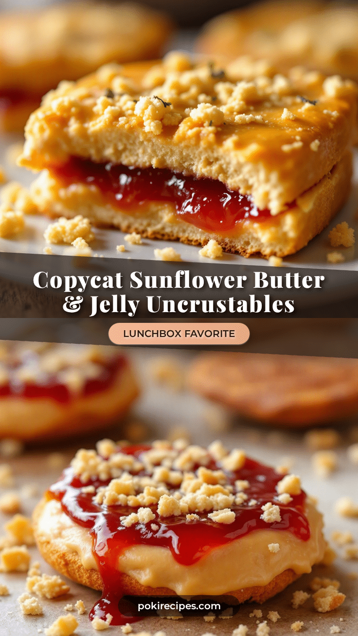 sunflower butter and jelly uncrustables recipe