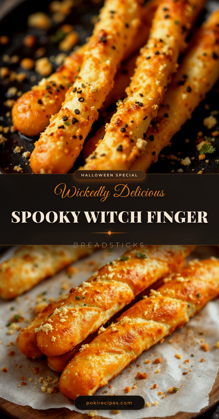witch finger breadsticks recipe